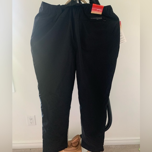 BLACK THICK LINED PANTS - Picture 2 of 6